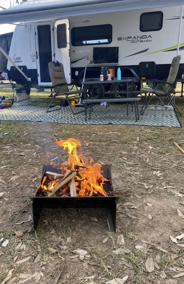 Collapsible Camping Fire pit - "Burn Buddy"