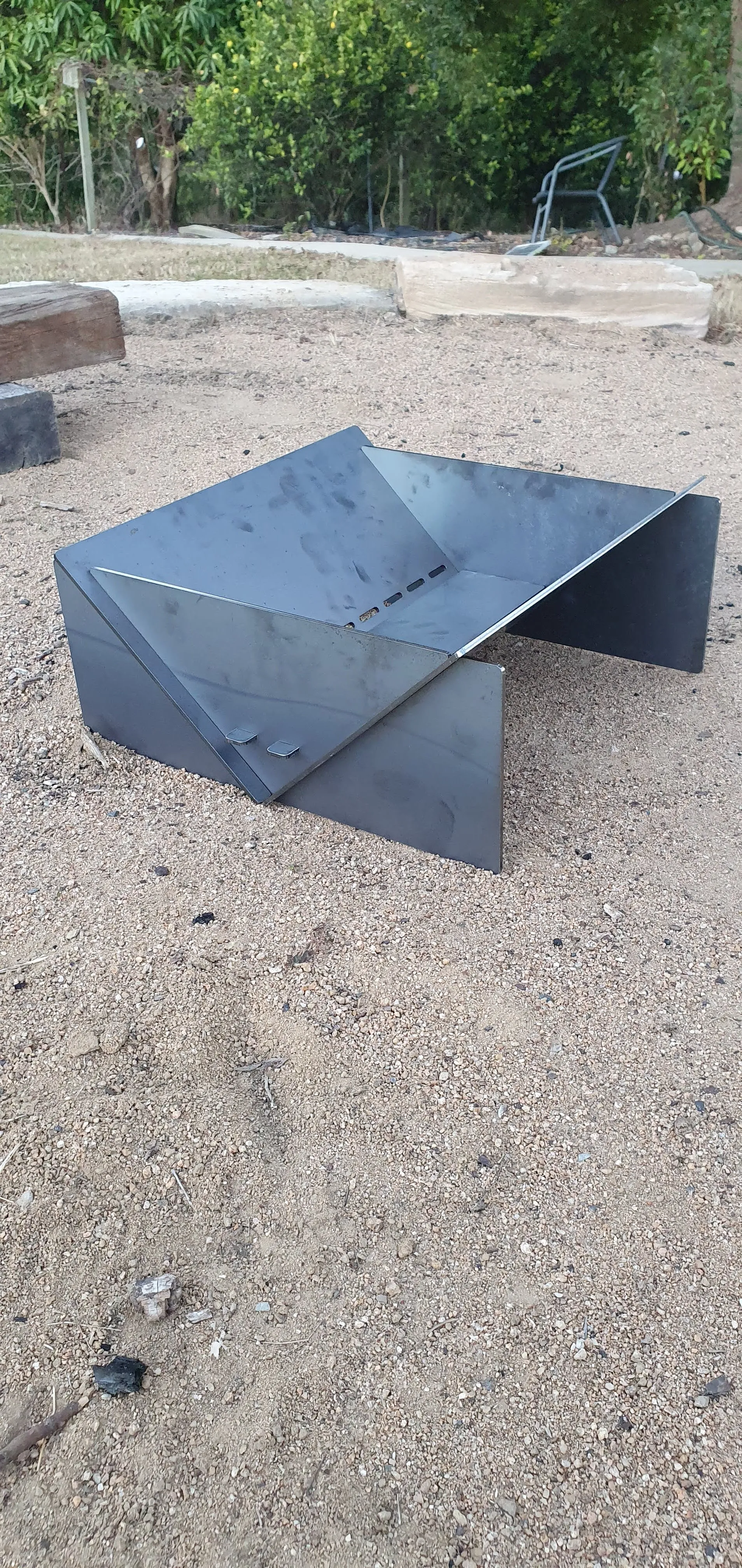 Collapsible Camping Fire pit - "Burn Buddy"