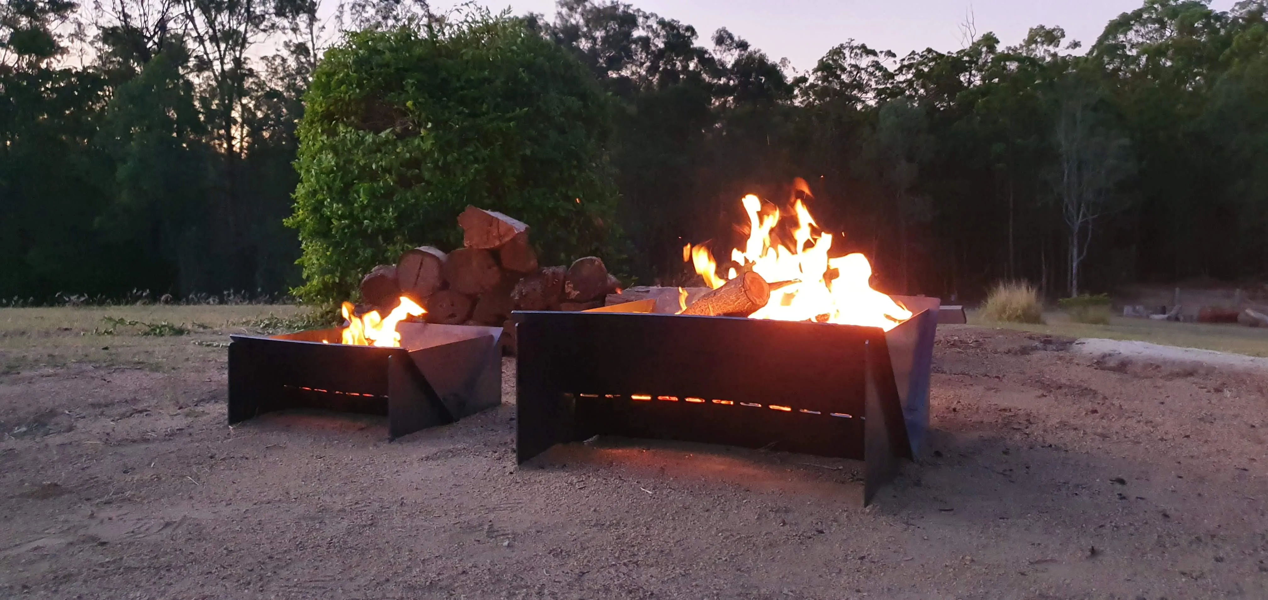 Collapsible Camping Fire pit - "Burn Buddy"