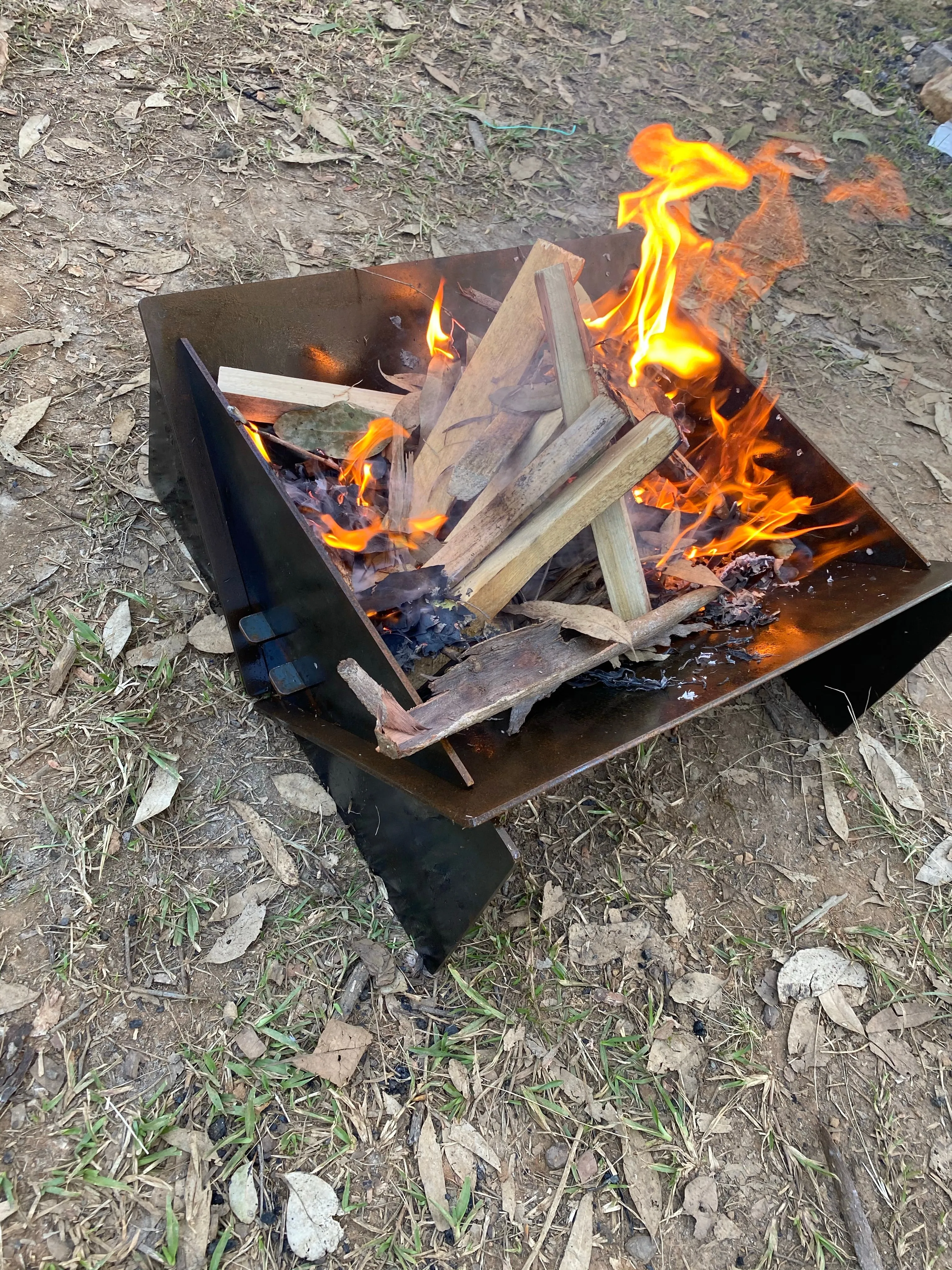 Collapsible Camping Fire pit - "Burn Buddy"