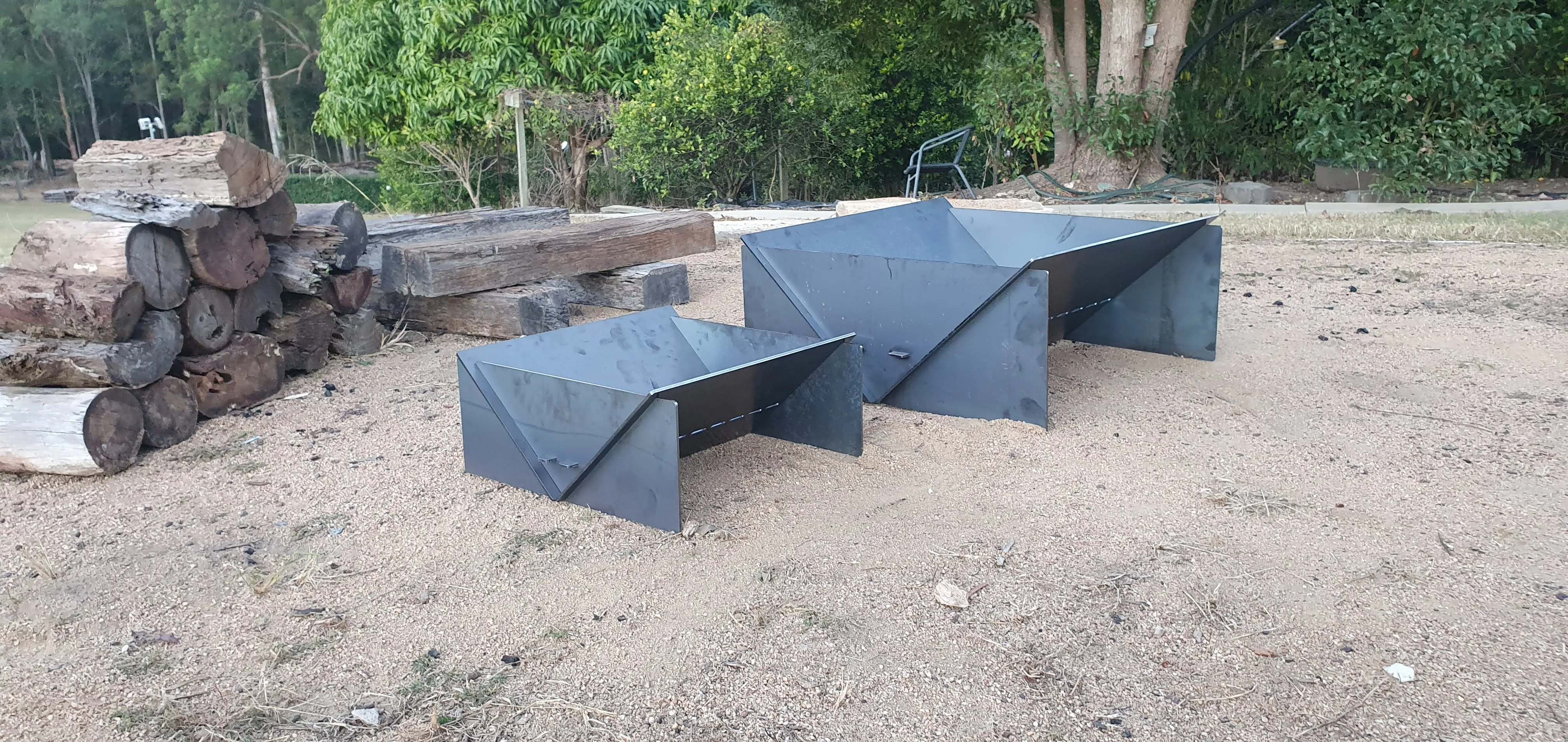 Collapsible Camping Fire pit - "Burn Buddy"