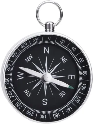 Compass Compass Hiking Survival Portable Aluminum Alloy Metal Pocket Compass