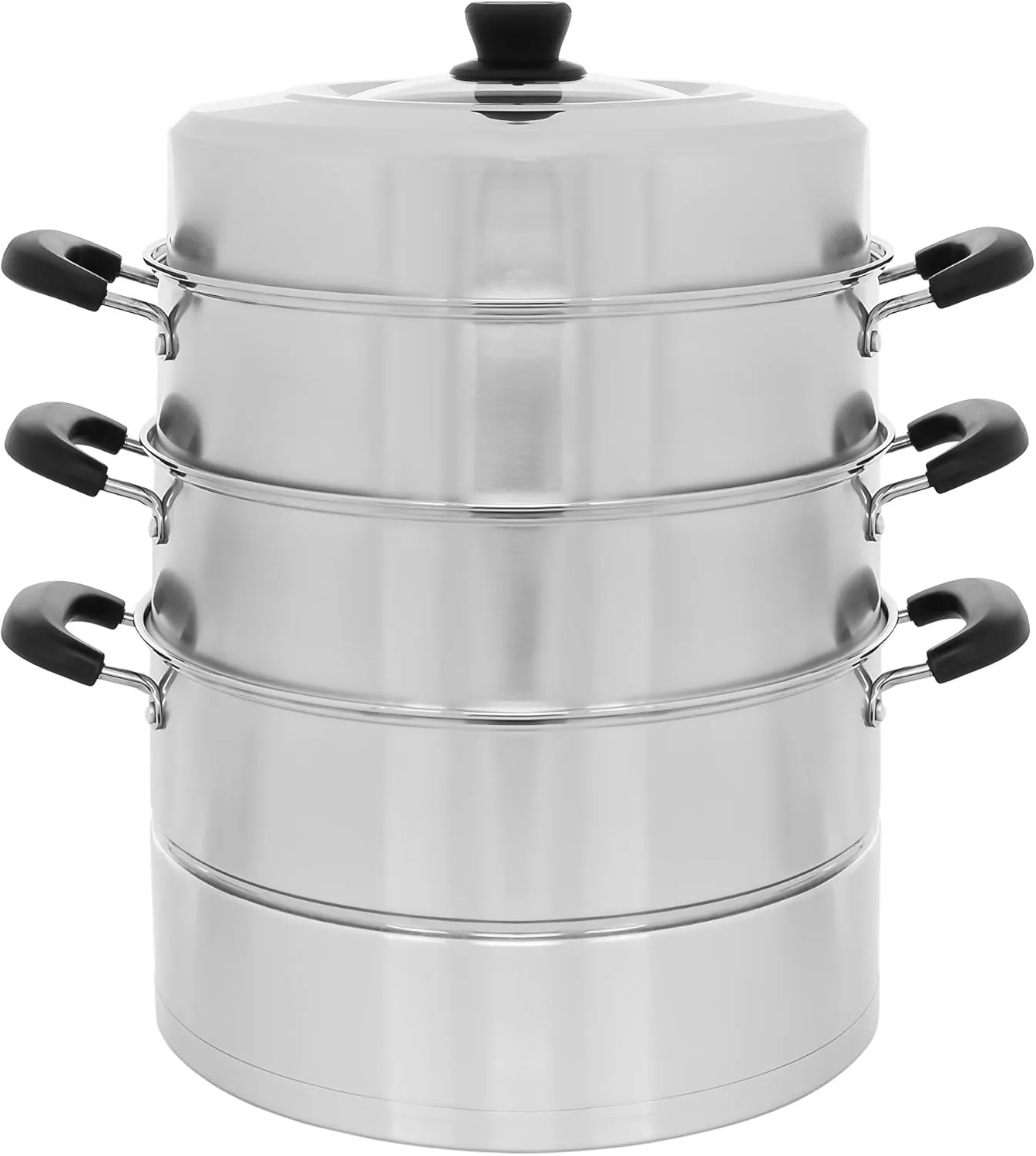 Concord 4 Tier Stainless Steel Steamer Cookware Pot (26 CM)