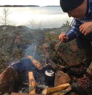 Cooking Blow Fire Tube Stainless Steel - Bellowing Tool for Starting Fire- an Essential Camping Gear