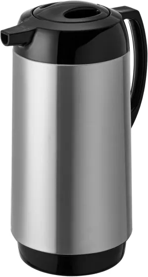 Copco Stainless Steel Insulated Carafe, Large Capacity For Serving, 1.8 Quart, Silver
