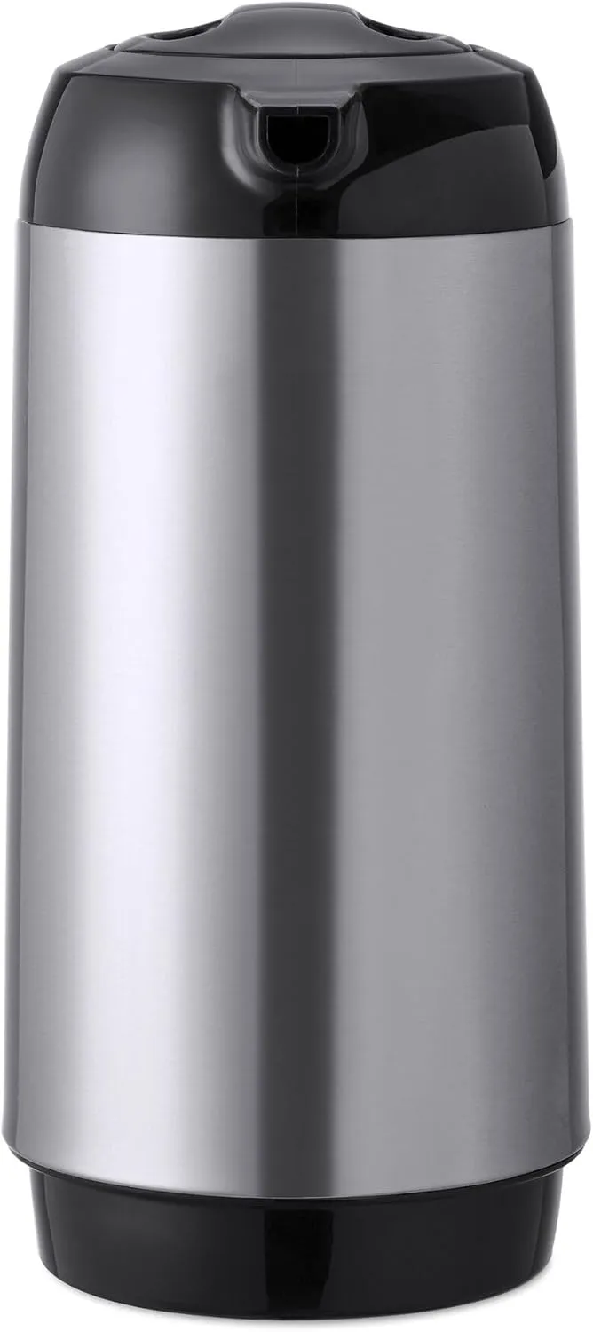 Copco Stainless Steel Insulated Carafe, Large Capacity For Serving, 1.8 Quart, Silver