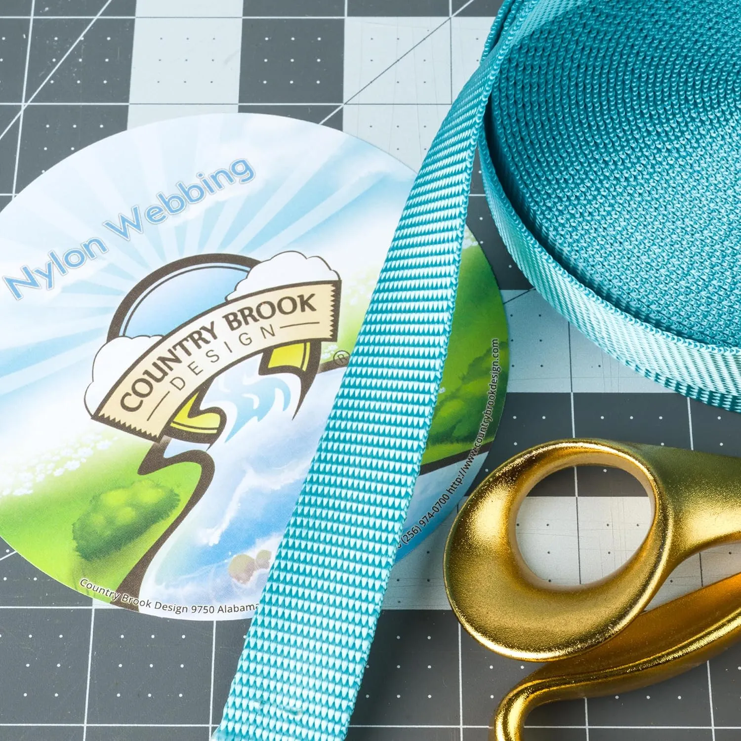 Country Brook Design - Nylon Webbing 1 Inch Straps for Bags, Furniture Straps, Molle Straps, Nylon Strap, Bag Straps, Lashing Straps, Purse Making Supplies