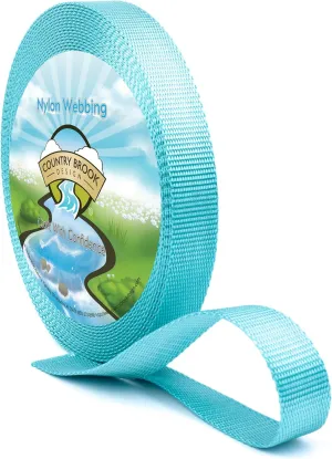 Country Brook Design - Nylon Webbing 1 Inch Straps for Bags, Furniture Straps, Molle Straps, Nylon Strap, Bag Straps, Lashing Straps, Purse Making Supplies