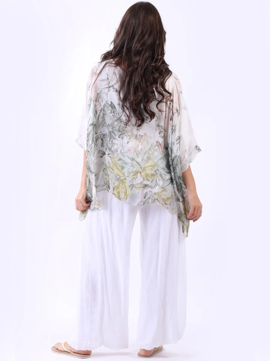 Courteous staff Top Floral Best-reviewed Silk