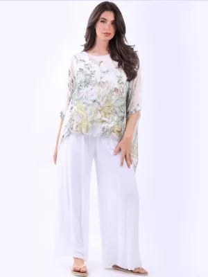 Courteous staff Top Floral Best-reviewed Silk