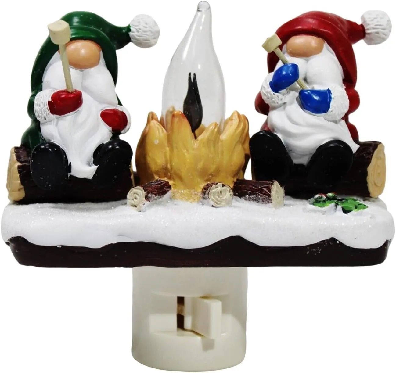 Cozy Reindeer Campfire Nightlight
