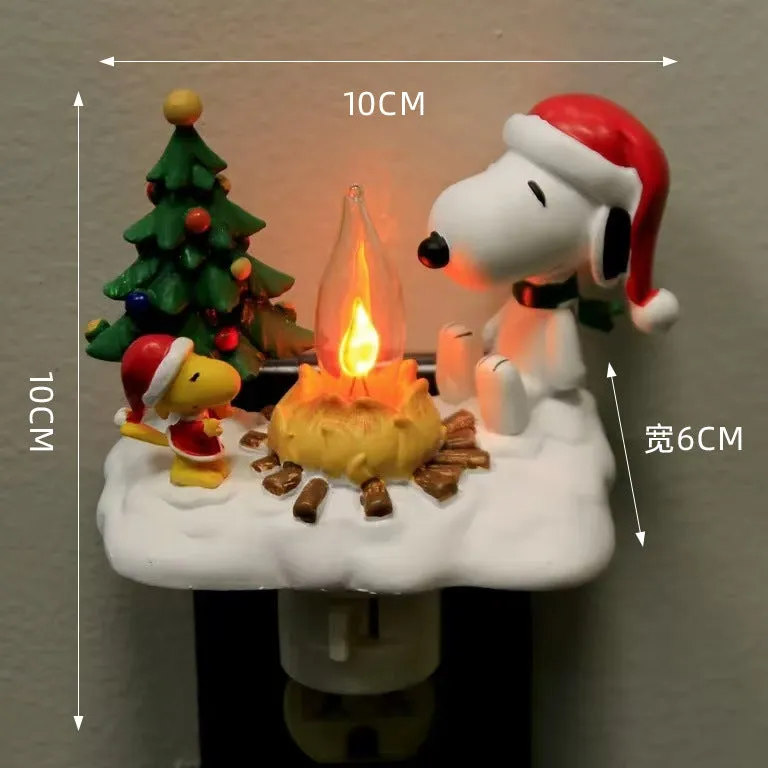 Cozy Reindeer Campfire Nightlight