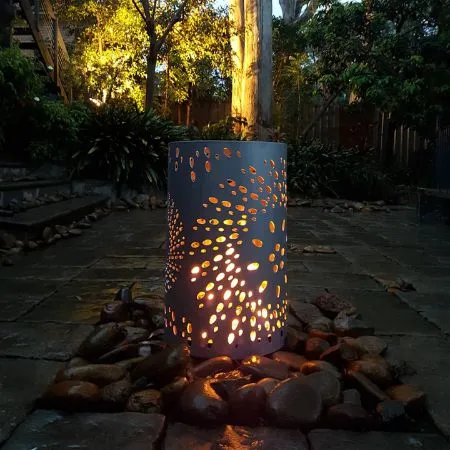 Custom Laser Cut Fire Pit | Wood Burning Outdoor Firepit | Made In Canada |  Model # WBFP862
