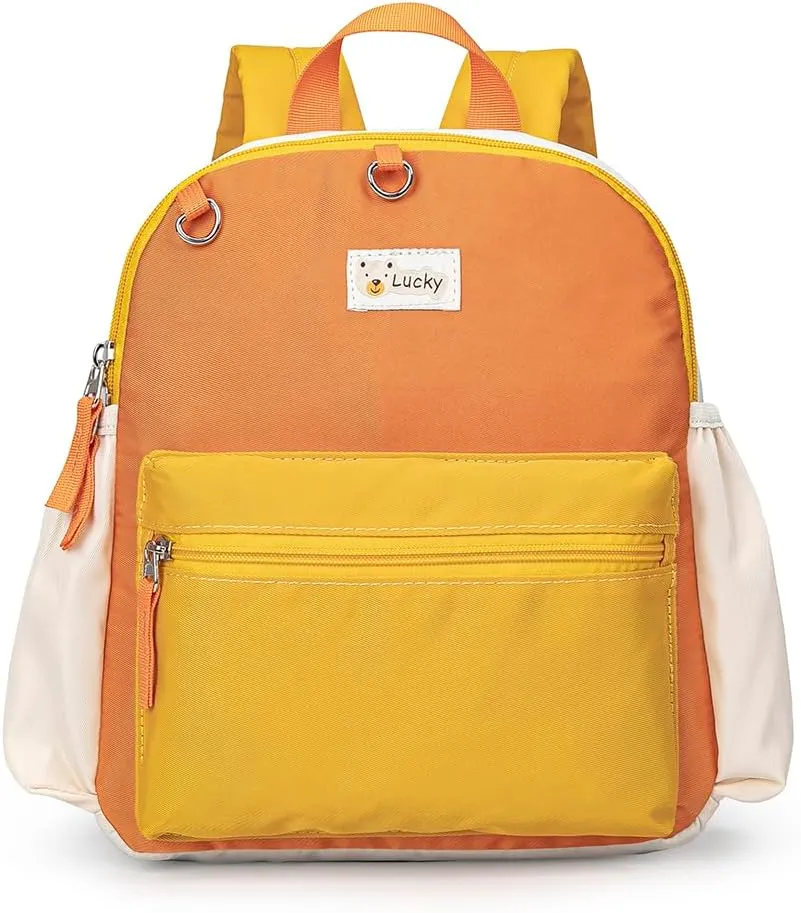 Cute 10 inch mini pack bag backpack for grils children and adult (Multicolor-Orange)