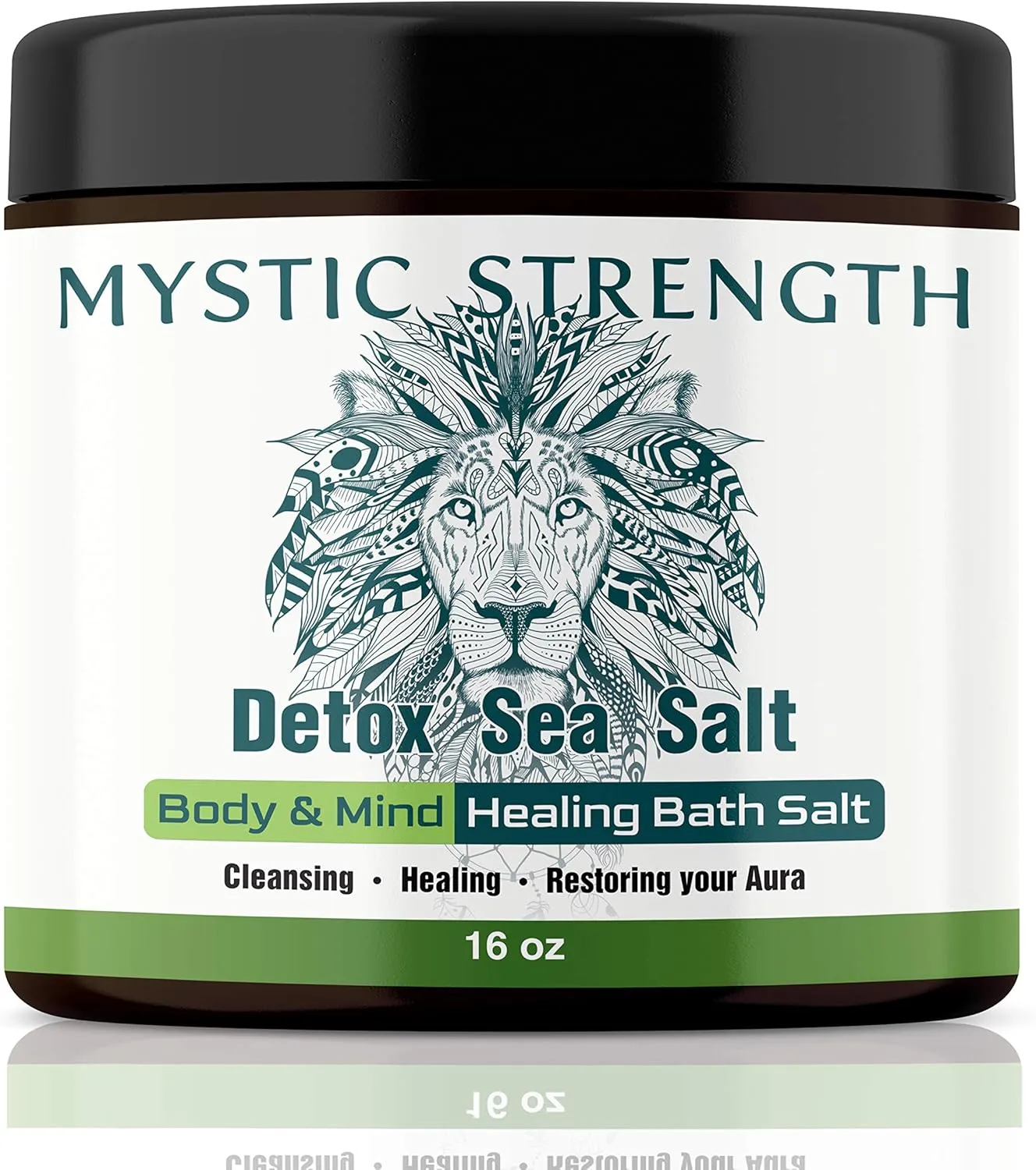 Dead Sea Detox Bath Salt – Energy Cleansing & Stress Relief Soak for Aura Protection | Mystic Strength Blend