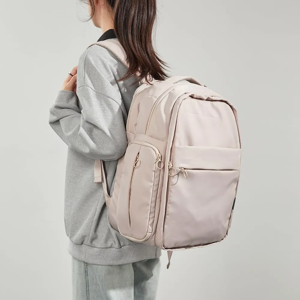 detachable Ita Bag transparent laptop backapck with insert Pin Display Anime Cosplay(Light pink, Large)