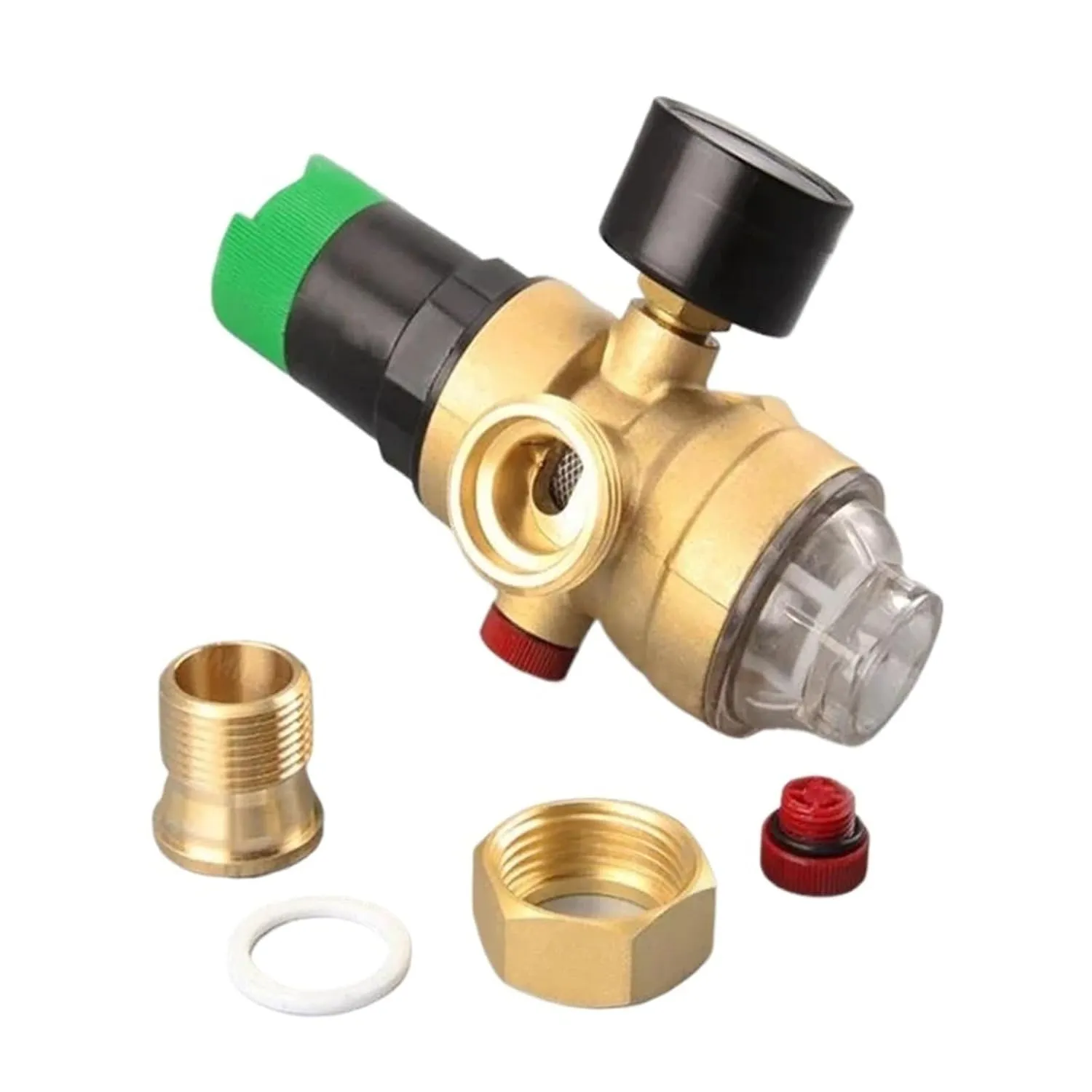 DN15 DN20 DN25 Brass Pressure reducing Valve Regulator Valve Filter Valve Water Purification Valve(DN20,G)