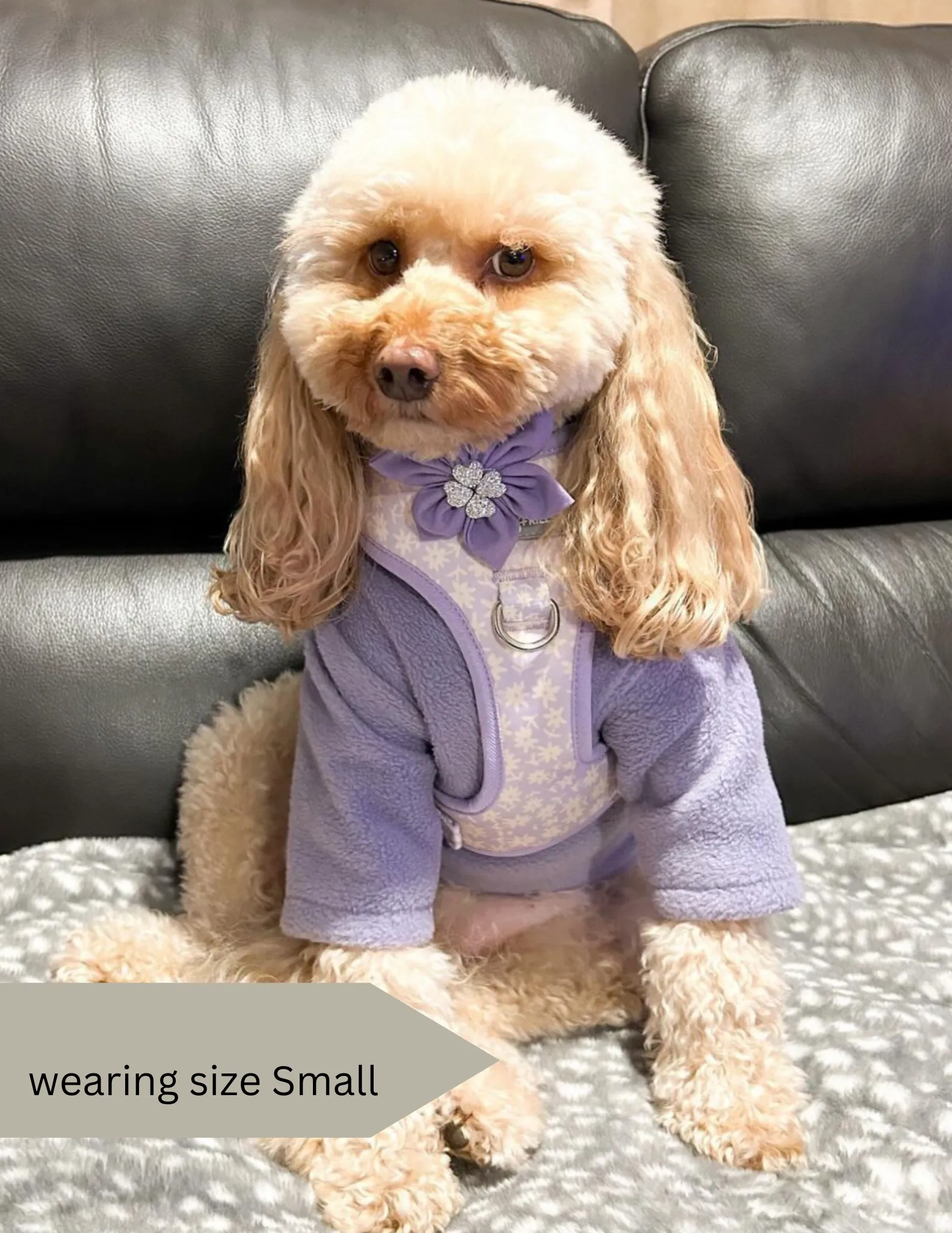 Dog Harness | Bloom me away lilac