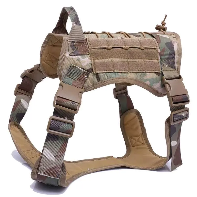 Dog Tactical Harnes Leash Collar