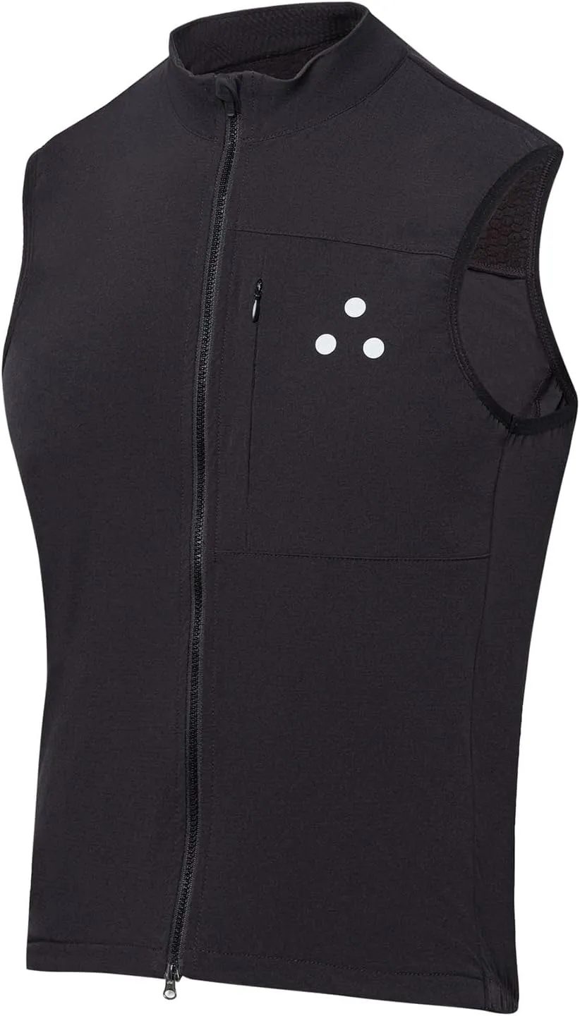 DRS | Spring Cycling Vest (Back Pockets) - New York Brand, Reflective Windbreaker Gilet, Water-Resistant Vest for Biking