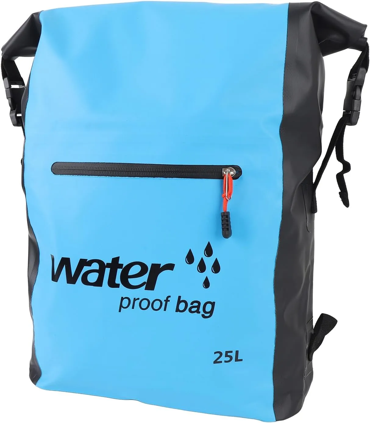 Dry Backpack, 25L Heavy Duty Water AntiImpact PVC Dry Bag for Camping