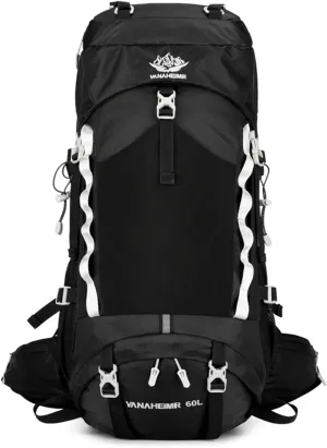 Durable Outdoor Hiking Camping Backpack 60L Capacity Mountaineering Sports Rucksack for Women and Men