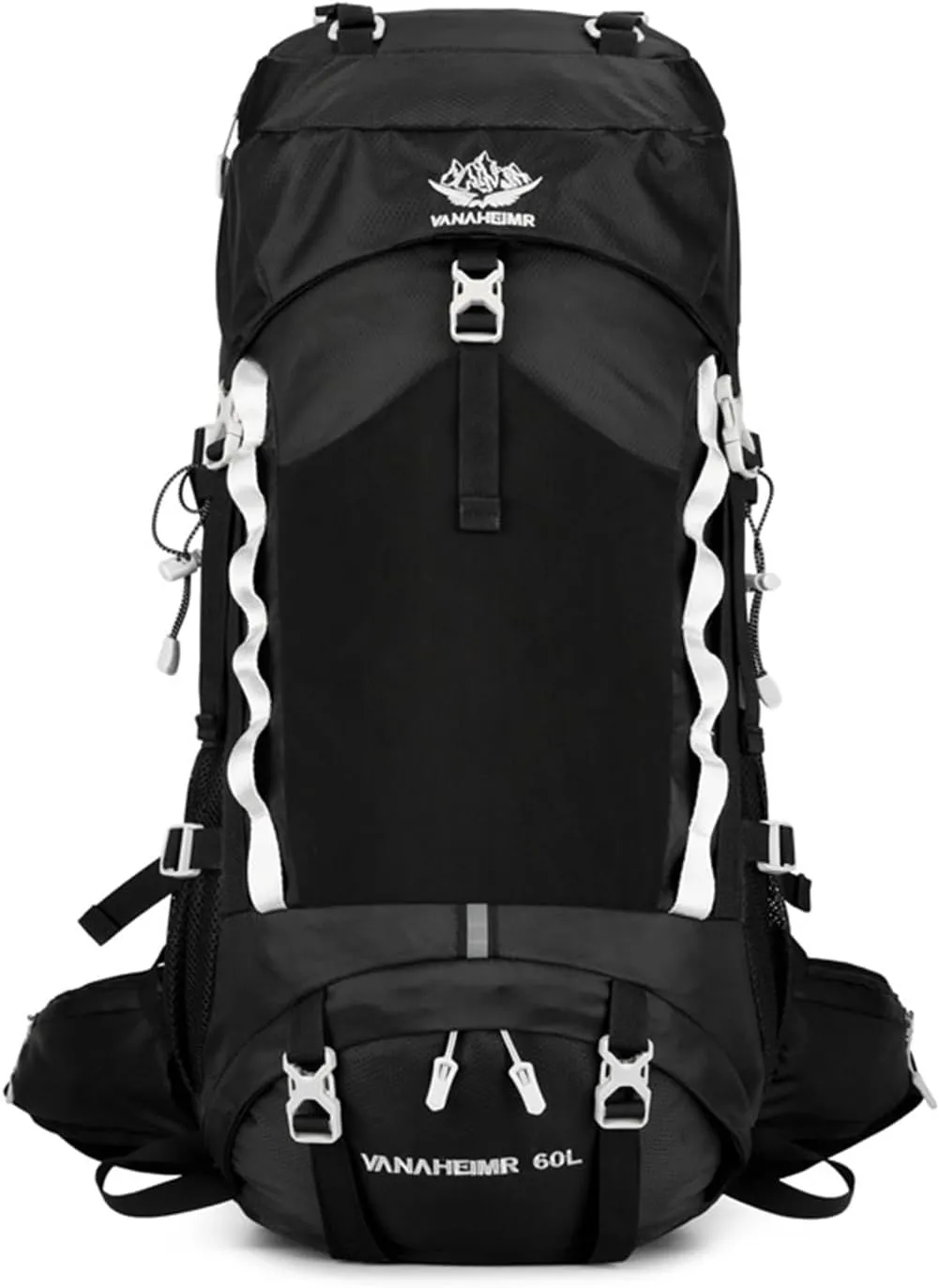 Durable Outdoor Hiking Camping Backpack 60L Capacity Mountaineering Sports Rucksack for Women and Men