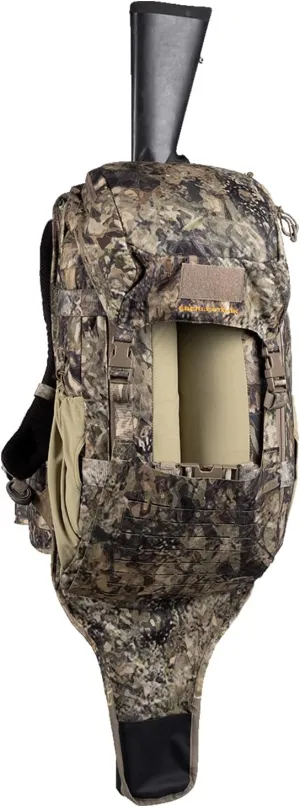 Eberlestock Just One Pack Hunting Pack - Lightweight and Versatile Day Pack for Backcountry Adventures - Built-In Rifle Scabbard - Expandable to 6500 c.i. - Mirage