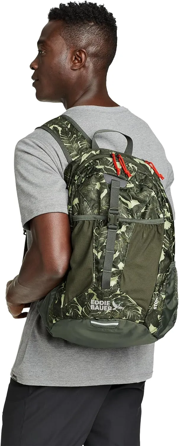 Eddie Bauer Stowaway Packable Backpack-Made from Ripstop Polyester, Deep Sea, 30L