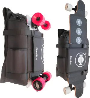 Electric Longboard Skateboard Backpack Bag Carrier with Laptop Holder