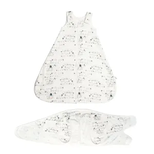 Ergobaby Baby Sleeping Bag and Swaddle Set, Sheep