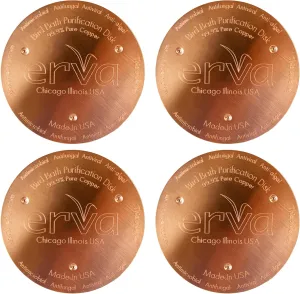 Erva Bird Bath Purification Disks, Copper, Pack of 4