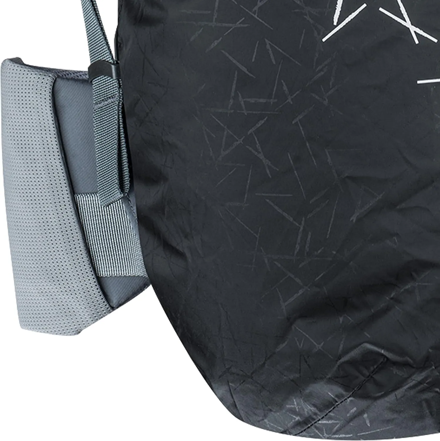 EVOC RAINCOVER Sleeve Backpack Rain Cover for Outdoor Adventures, Waterproof Backpack Protective Cover (Flexible Size Adjustment with Drawstring, Reflective Print, Medium, Large)