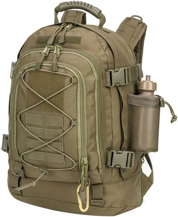 Extra Large 60L Tactical Backpack for Men Women Outdoor Water Resistant Hiking Travel Laptop Bag(CP)