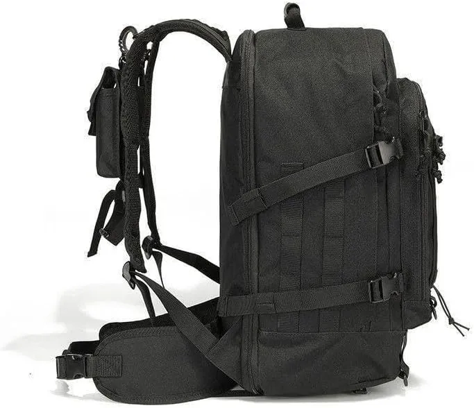 Extra Large 60L Tactical Backpack for Men Women Outdoor Water Resistant Hiking Travel Laptop Bag(CP)