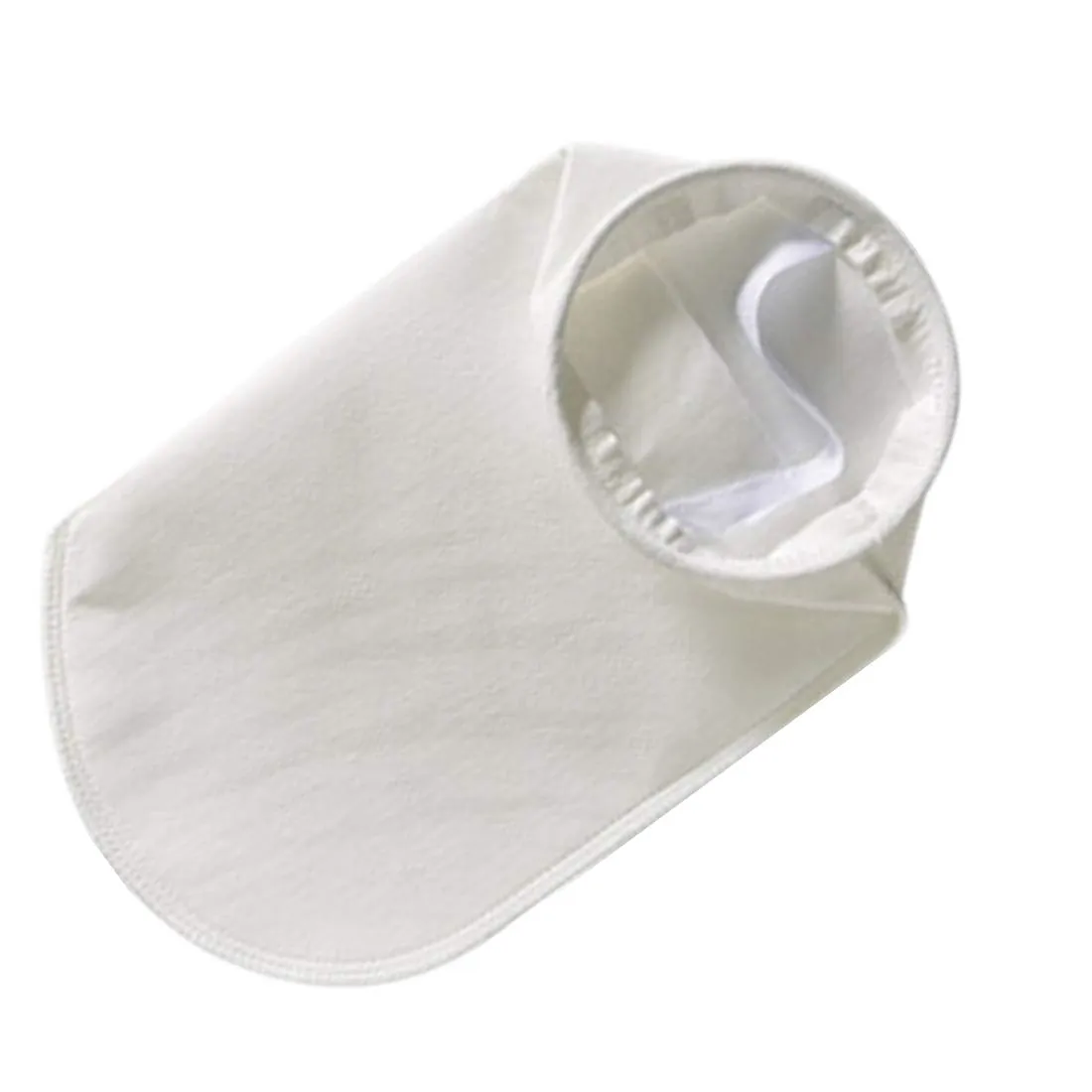Felt Liquid Filter Socks 10 Micron 7 Inch Ring by 16 Inch Long Filter Bag - 1Pack (10 Micron 7 x 16 Inch)