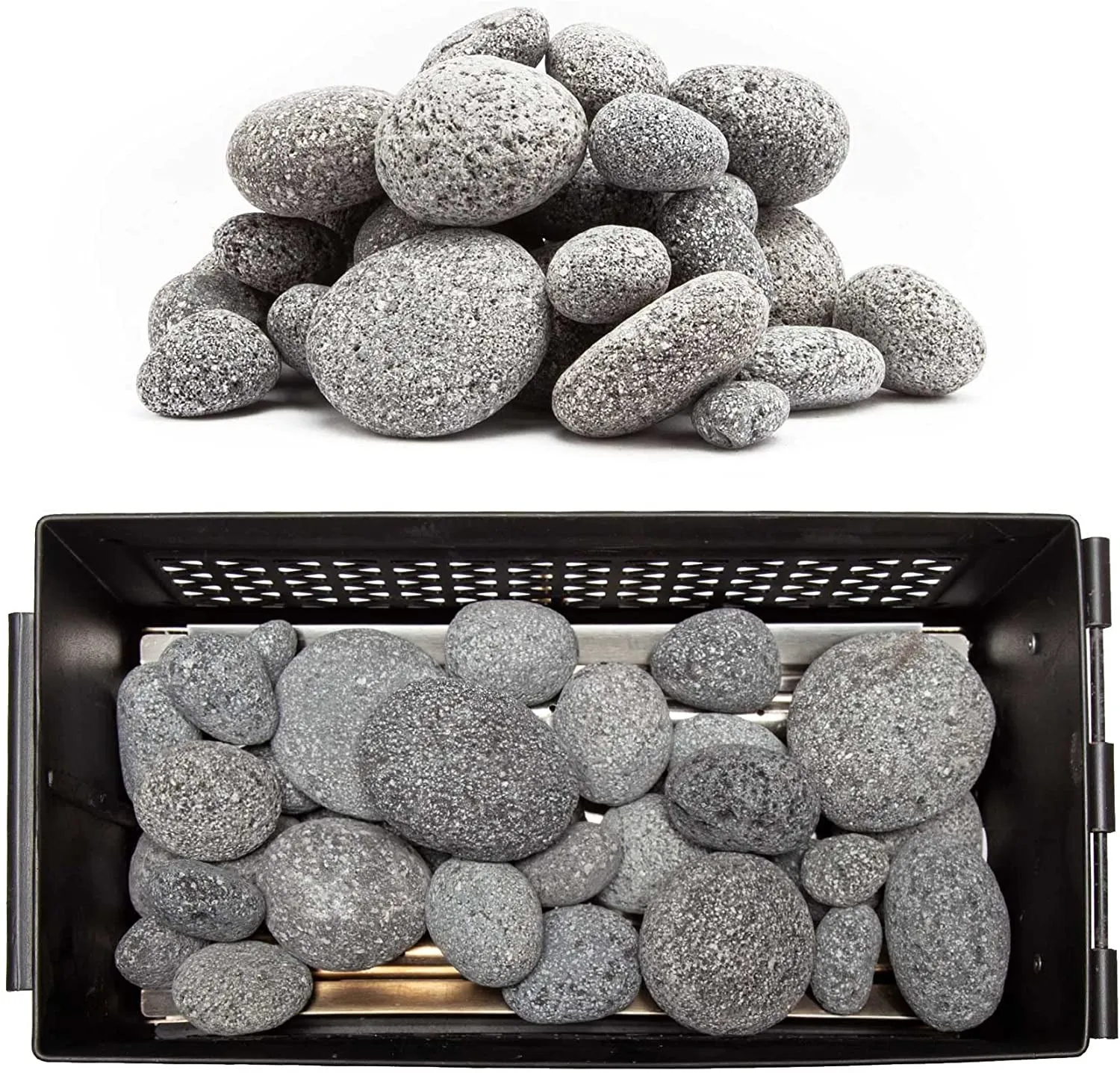 Firecan Fire Rocks Propane Fire Pit Lava Stones