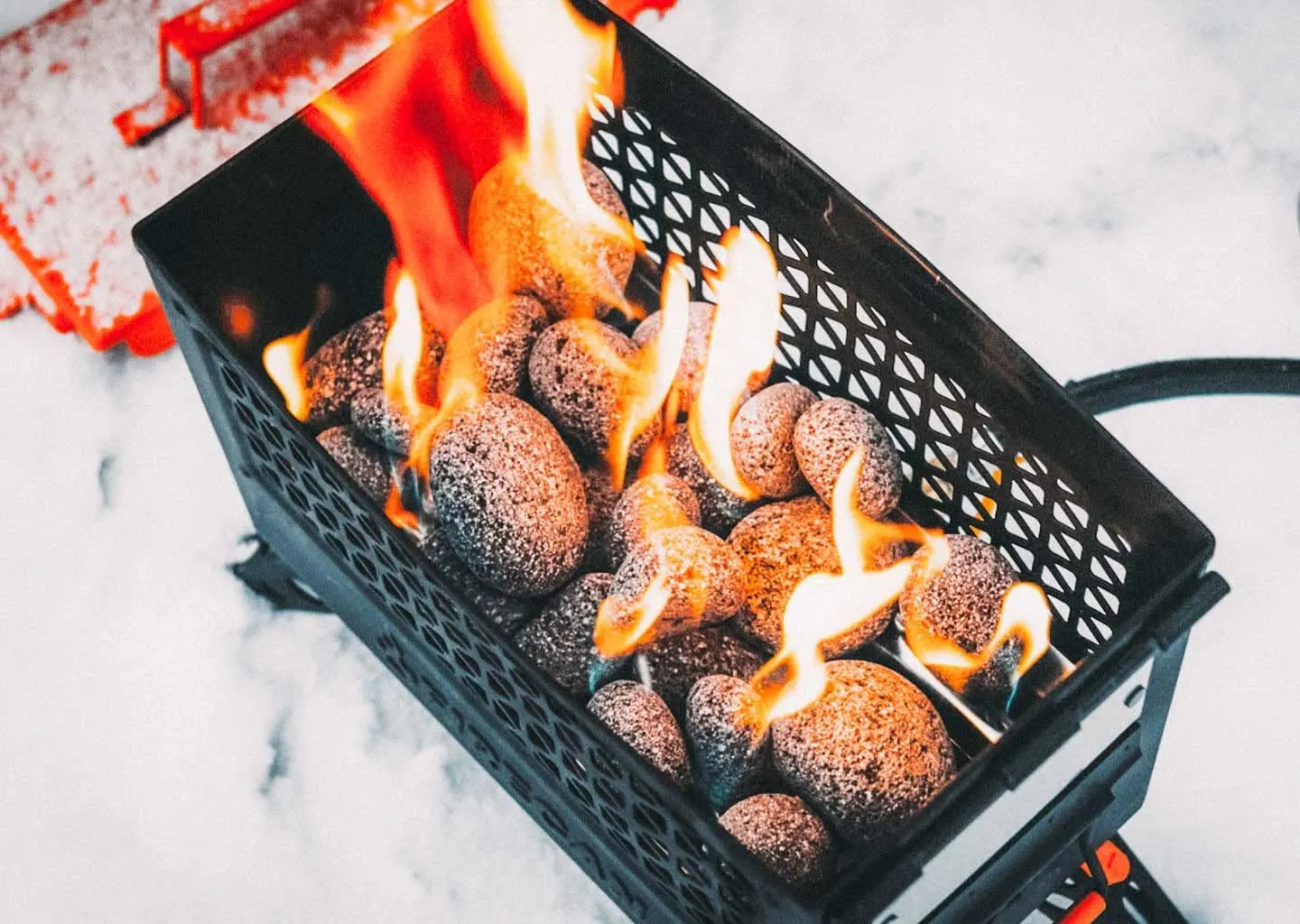 Firecan Fire Rocks Propane Fire Pit Lava Stones