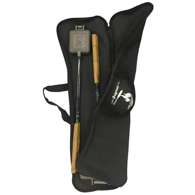 Fireplace Popcorn Popper w/Bag & Gloves Kit by Prime Retreat