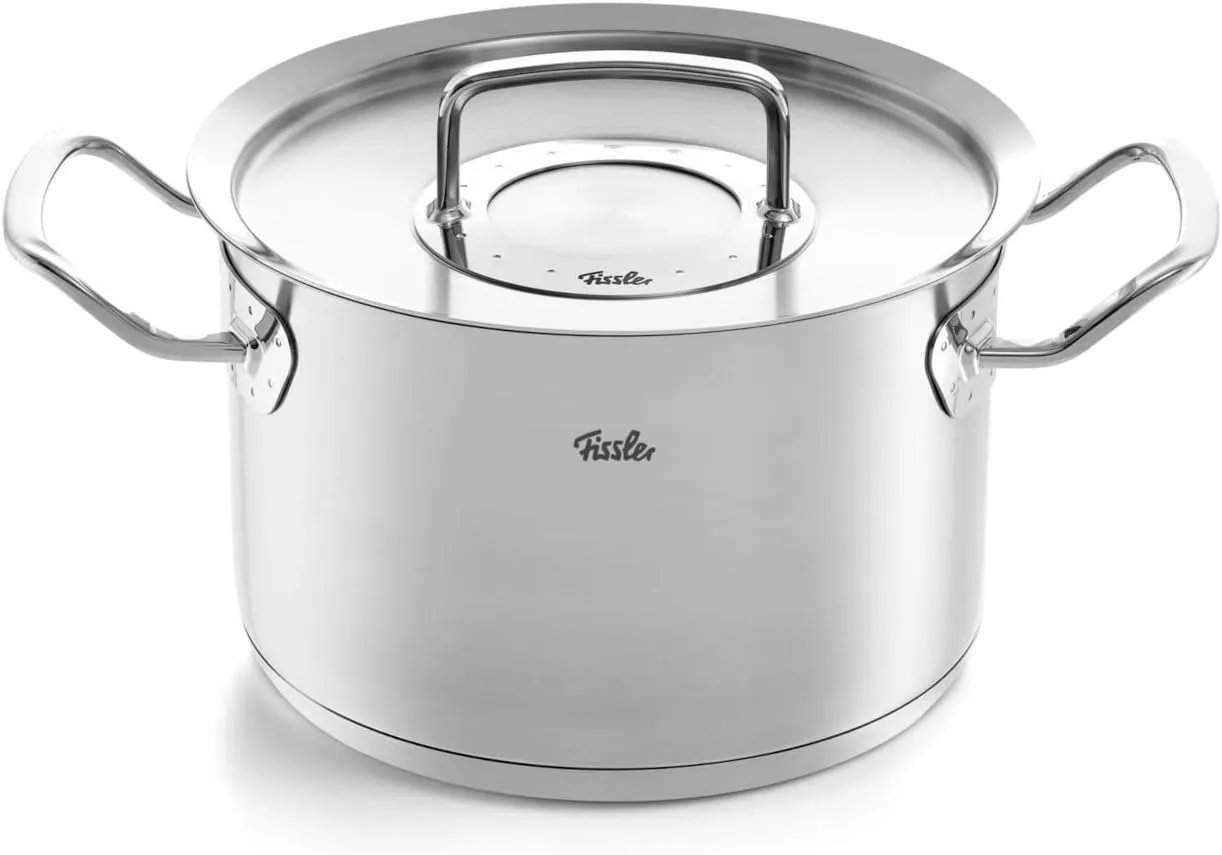 Fissler Original-Profi Collection Stainless Steel 8 Piece Set with Metal Lids