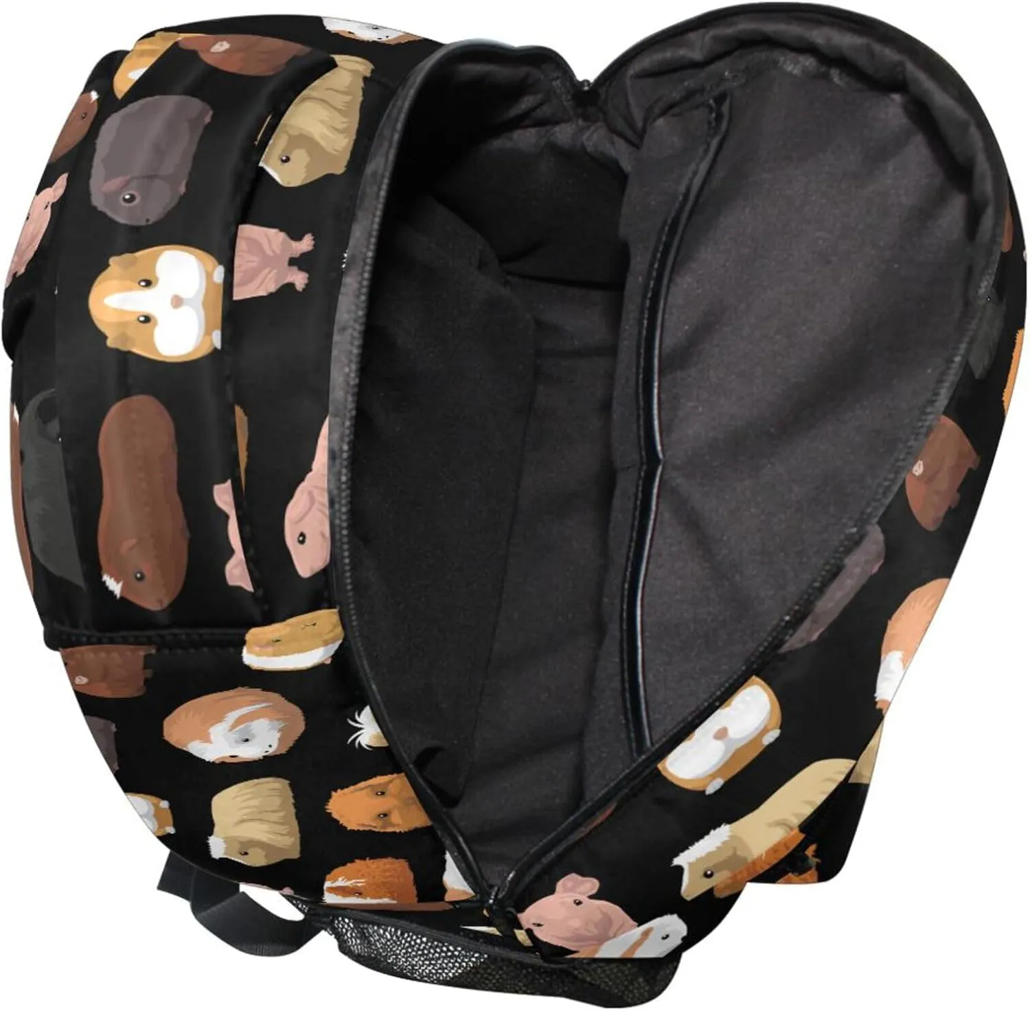 Fisyme Guinea Pig Cartoon Laptop Backpack Bag Bookbag Casual Travel Hiking Computer Notebook Daypacks