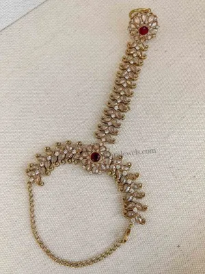 Fiza Hand Harness - Maroon
