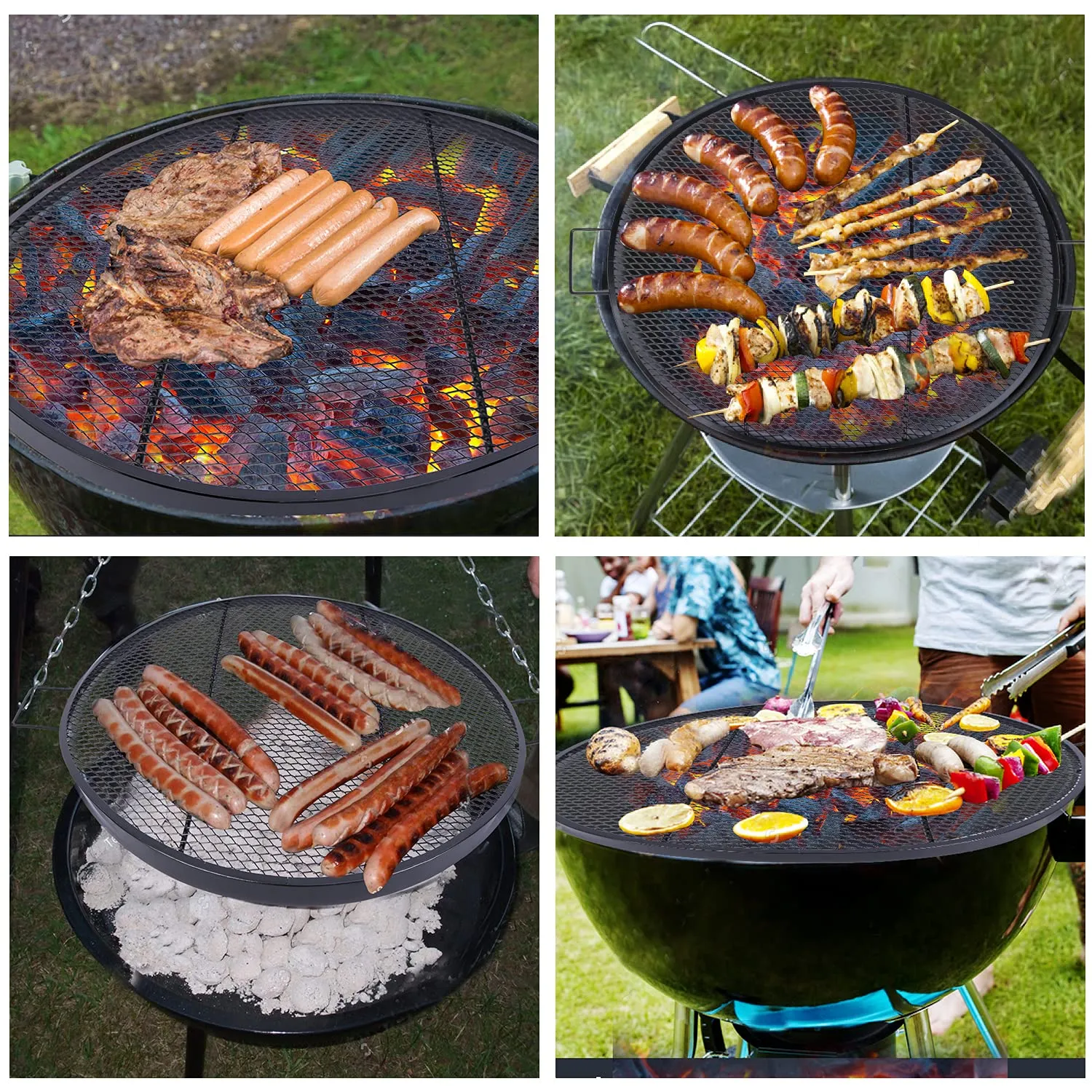 Foldable Fire Pit Grill Cooking Grate with Handle From Redcamp