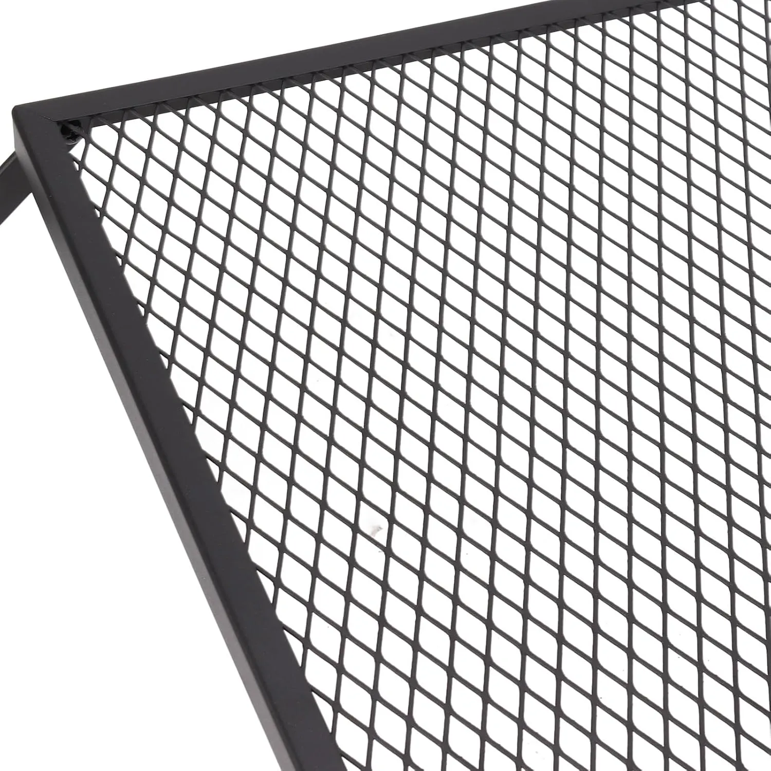 Folding Campfire Grill Heat Portable Outdoor Camping Grill for Picnic Yard Patio Iron Material (40 X 30cm With Fork)