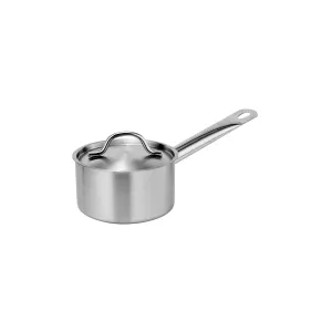 FORCE SAUTE PAN w/LID 220x75mm SS TRI-PLY 2.8lt