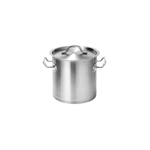 FORCE STOCK POT w/LID 300x300mm SS TRI-PLY 21lt