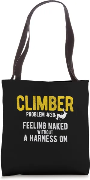 Free Climbing Boulder Tote Bag