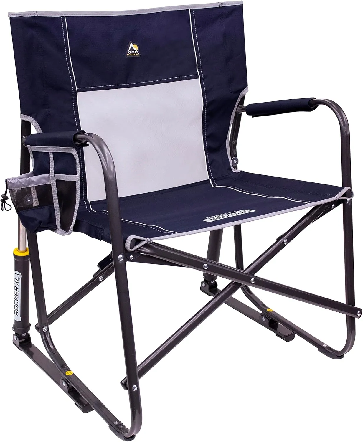 GCI Outdoor Freestyle Rocker XL Portable Folding Rocking Chair and Outdoor Camping Chair