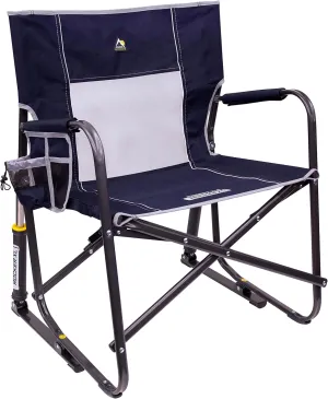 GCI Outdoor Freestyle Rocker XL Portable Folding Rocking Chair and Outdoor Camping Chair