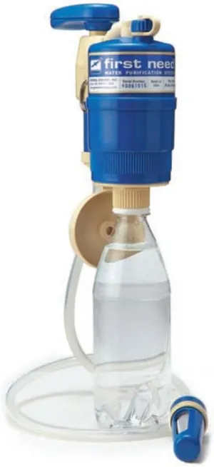 General Ecology 322200 First Need XLE Elite Water Filter for Camping (Emergency Water Purification - Removes Viruses, Bacteria and Cysts)